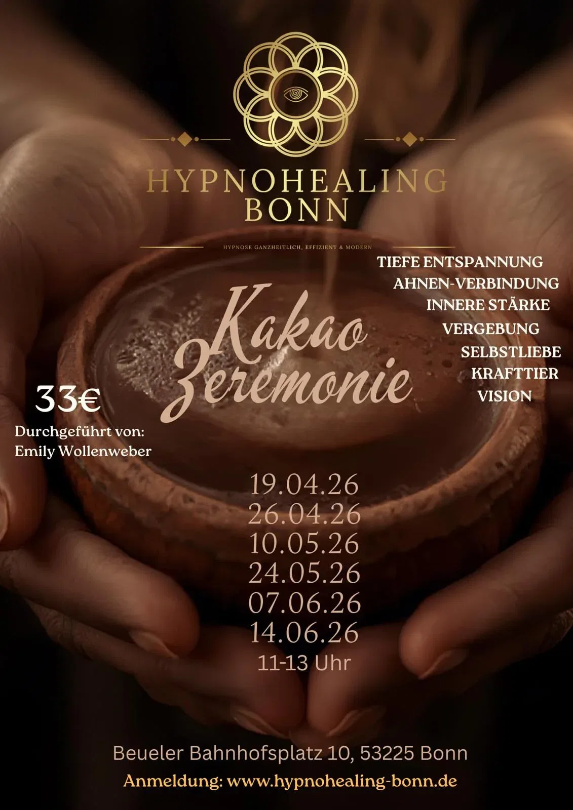 Kakao Zeremonie Termine Köln Bonn